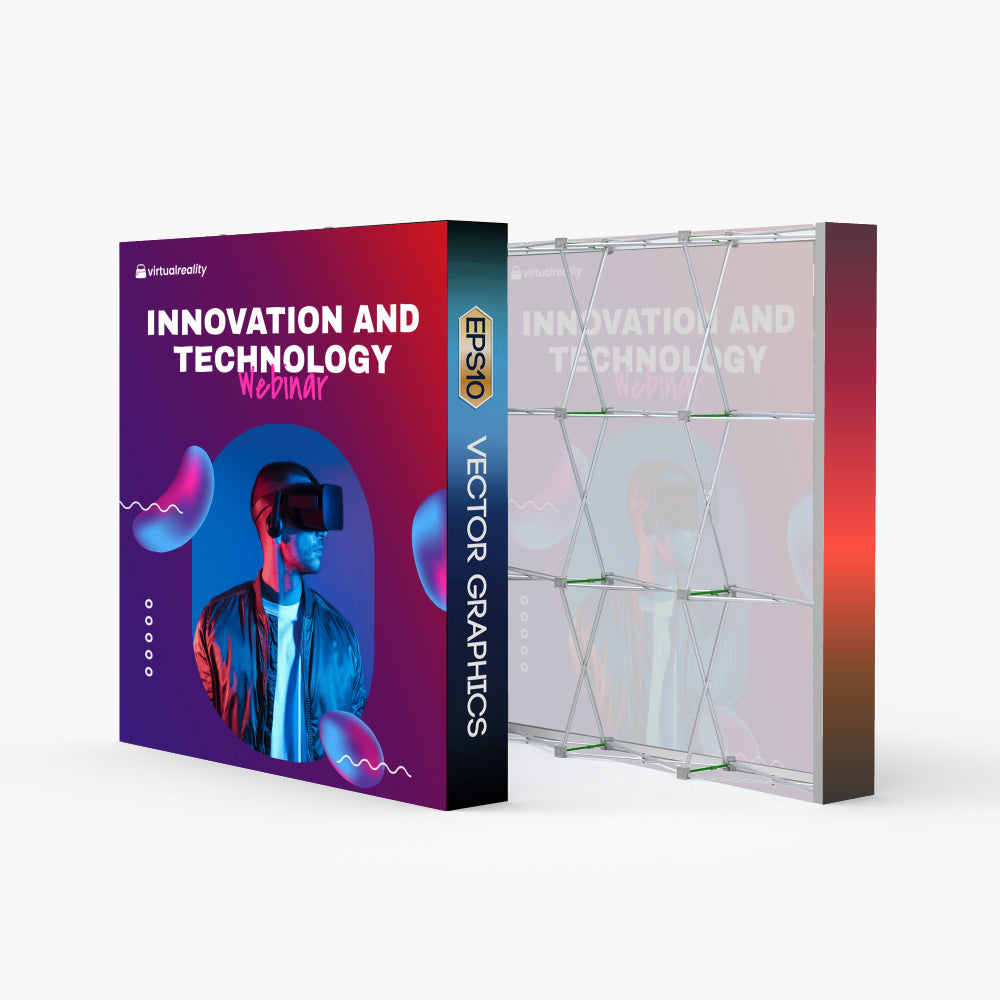 Straight Velcro Fabric Pop Up Display (Graphic Only)