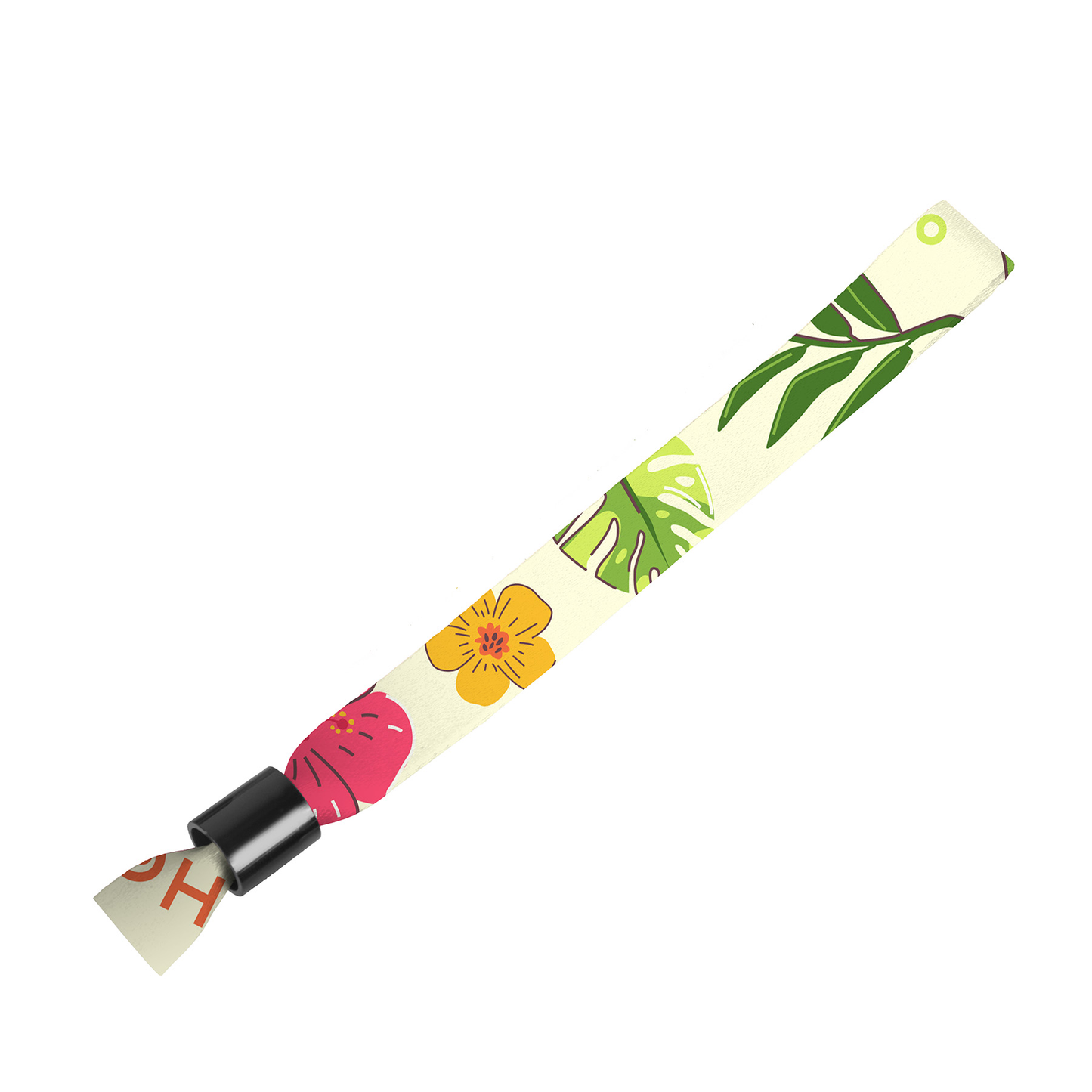 5/8" Sublimated Event Wristband W/ Locking Bead