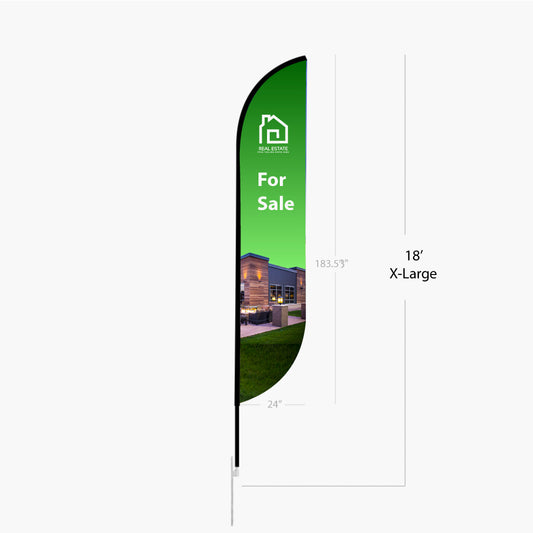 Feather Convex Flag (X-Large)