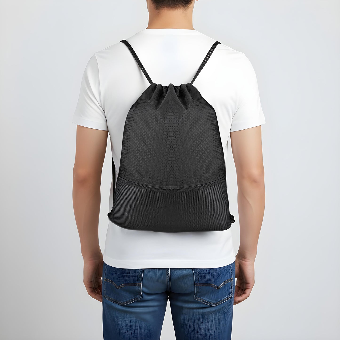 Heavy-Duty Drawstring Gym Bag