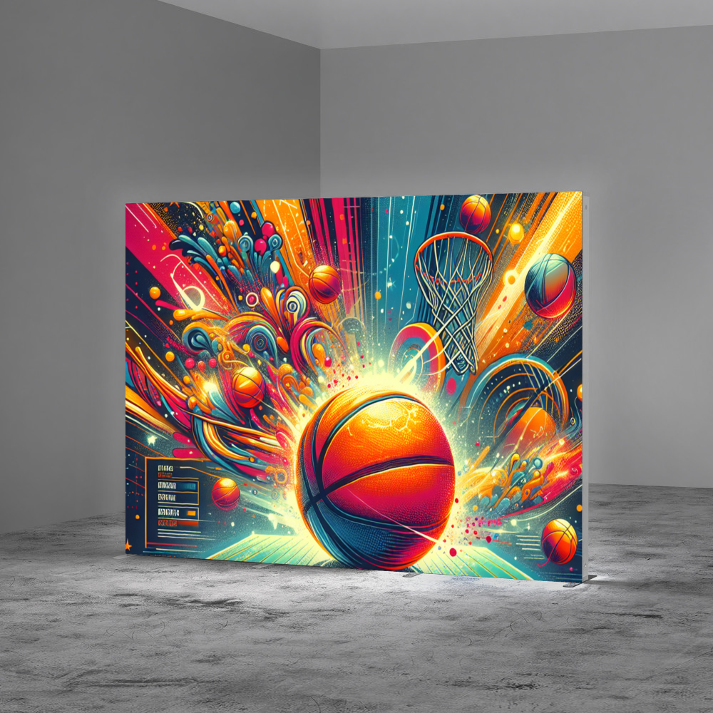 10ft SEG Backlit Fabric Display