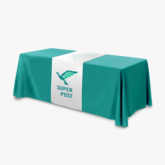Table Runner + Solid Color Throw ( Height: 72")