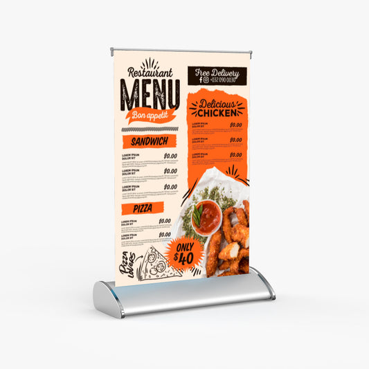 Table Top Banner Stand