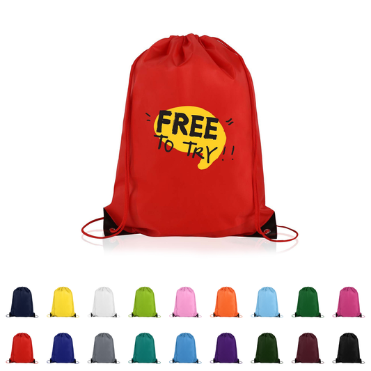 Custom Drawstring Bag With Reinforced Corners