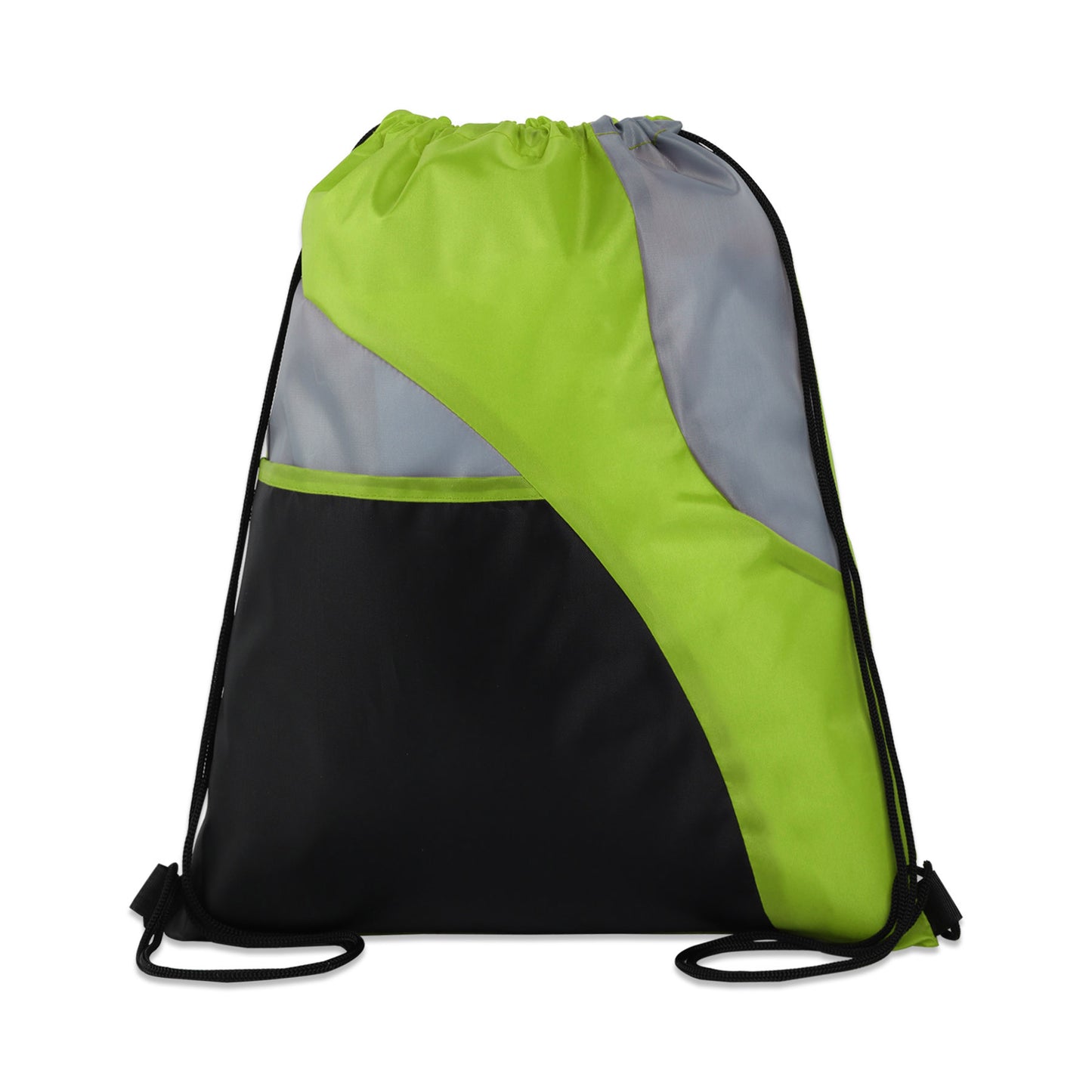 Tri-Color Drawstring Backpack