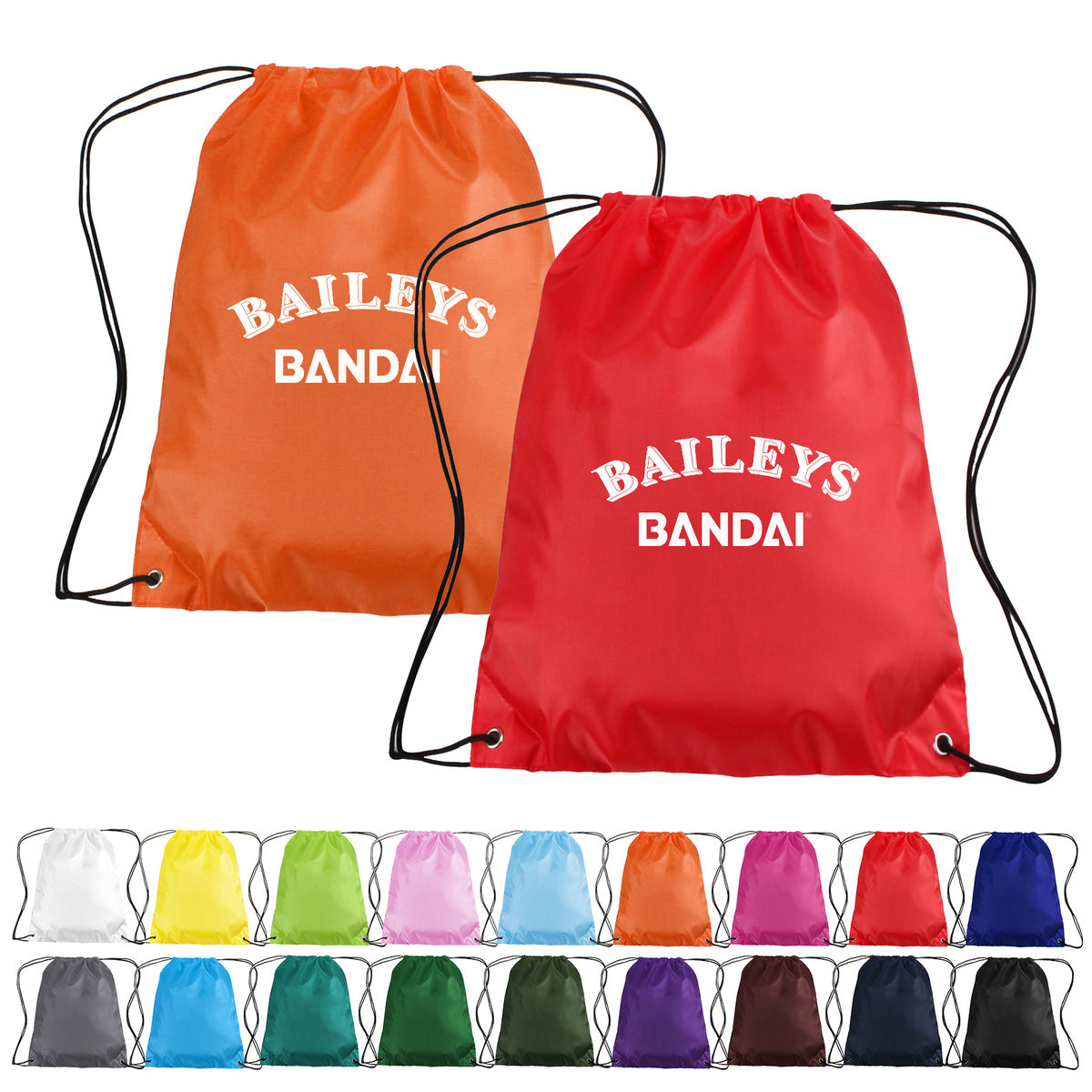 Classic Polyester Drawstring Backpacks