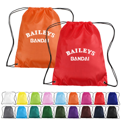 Classic Polyester Drawstring Backpacks