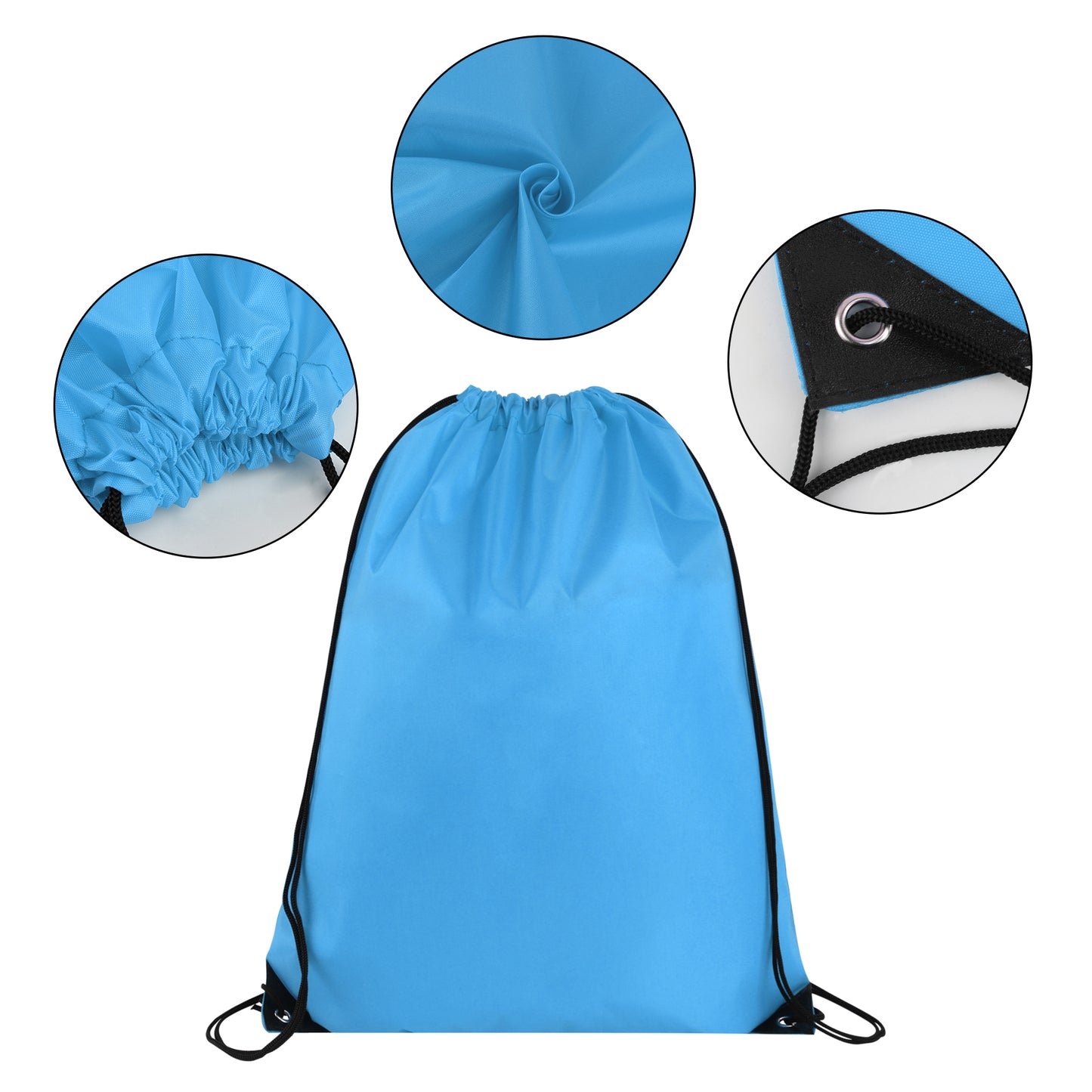 Large Drawstring Sports Pack-20” X 17”