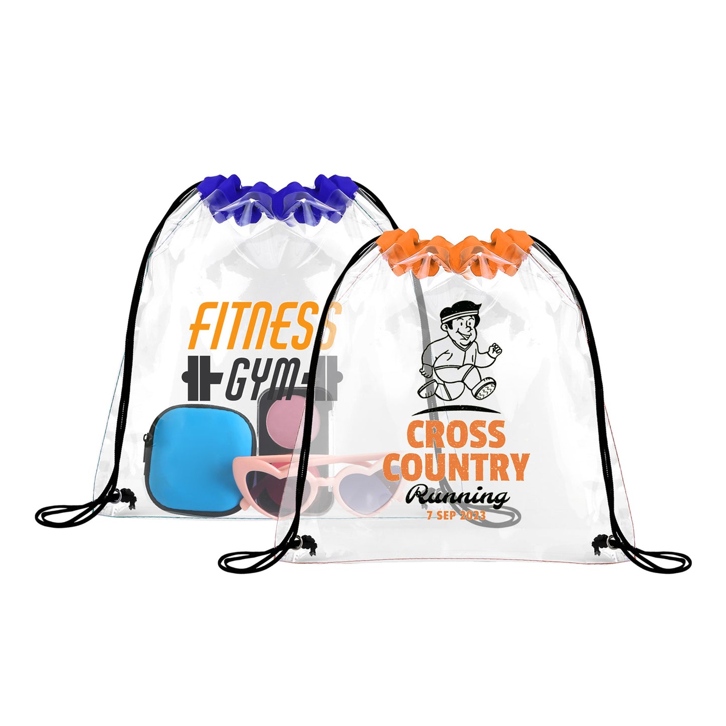 Clear Stadium Drawstring Sportpack