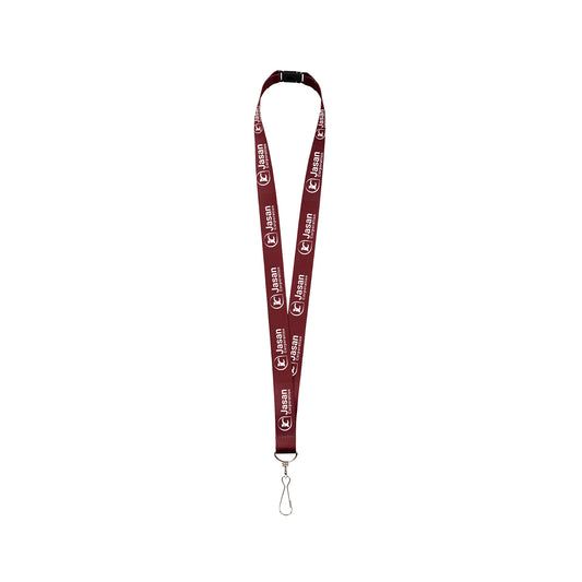 3/4" Full Color Polyester Lanyard W/ J Hook And Breakaway