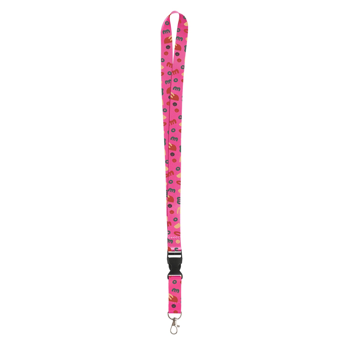3/4" Full Color Dye-Sublimated Custom Polyester Lanyard