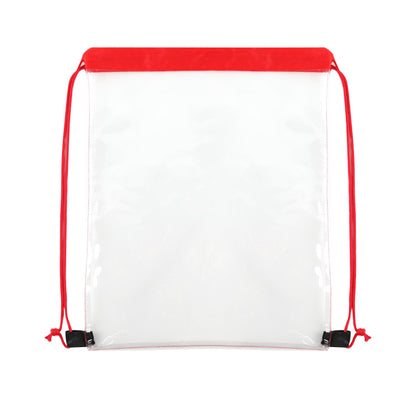 Clear PVC Drawstring Backpack