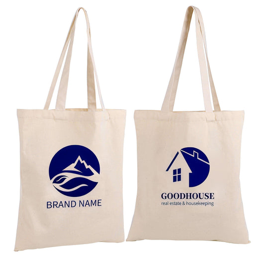 8OZ Natural Cotton Convention Tote Bag