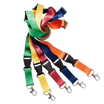 3/4" Full Color Dye Sublimated Lanyard W/ Buckle Release And Safety Breakaway