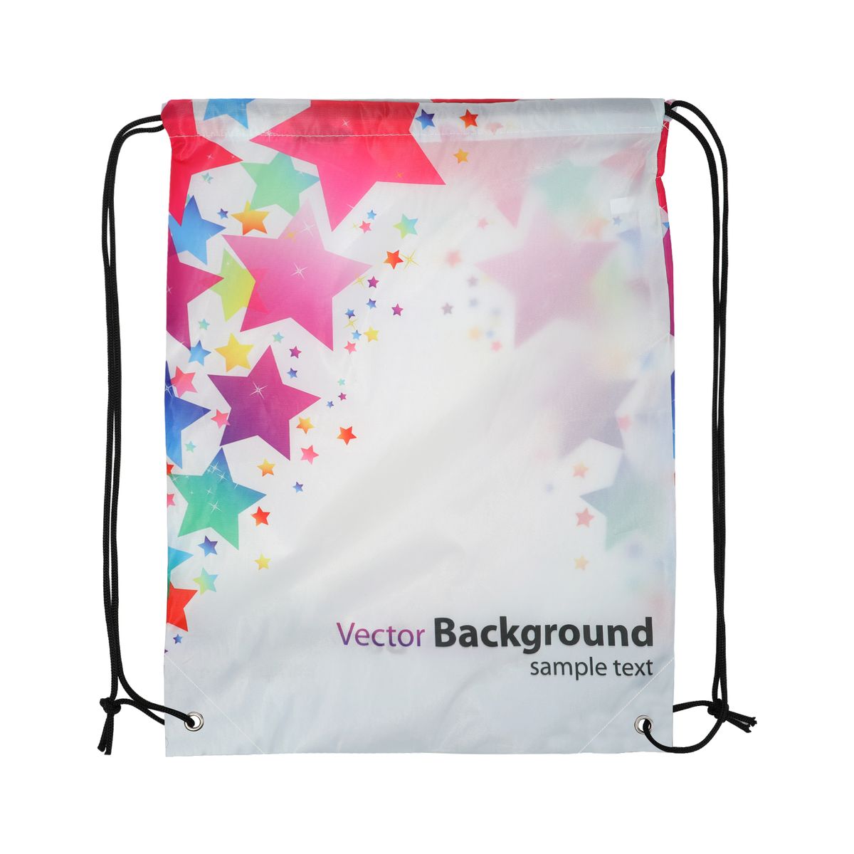 14" x 17" Dye-Sublimated Drawstring Backpack