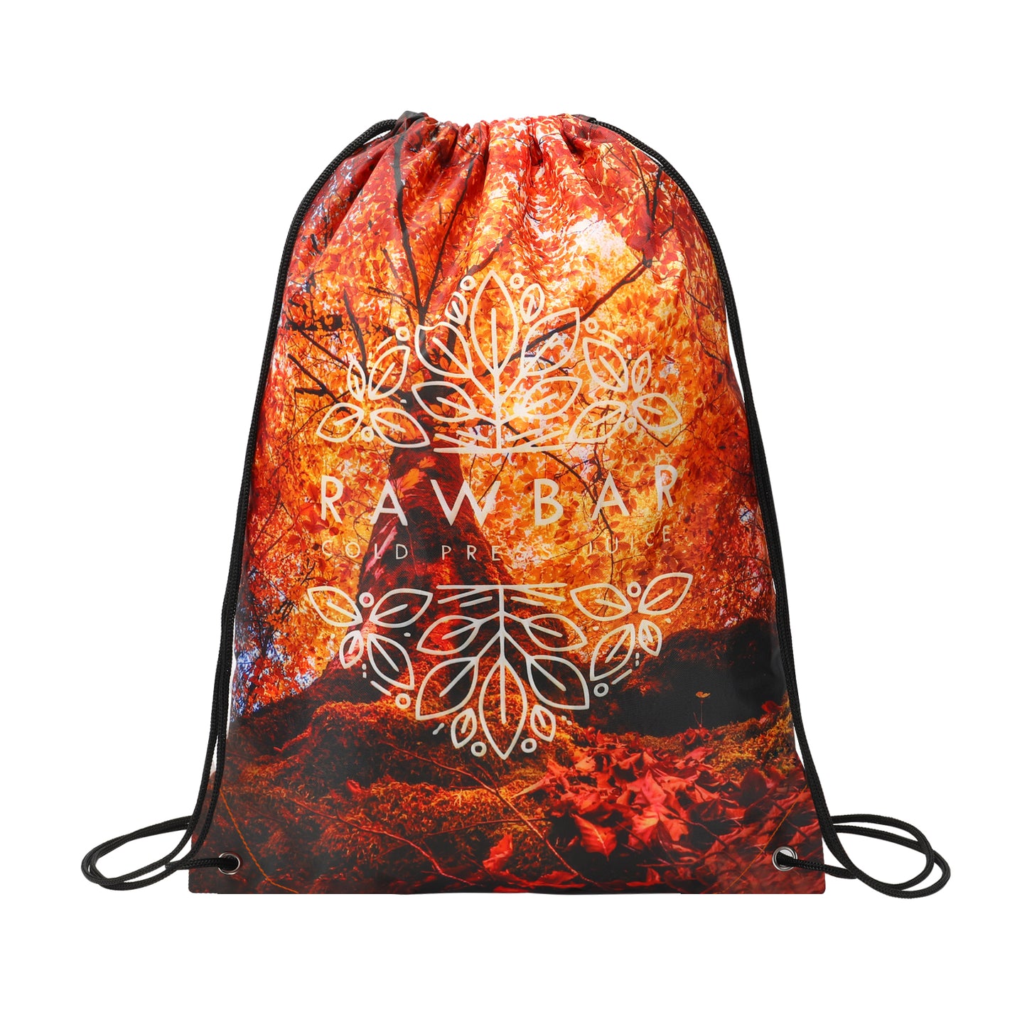 14" x 17" Dye-Sublimated Drawstring Backpack