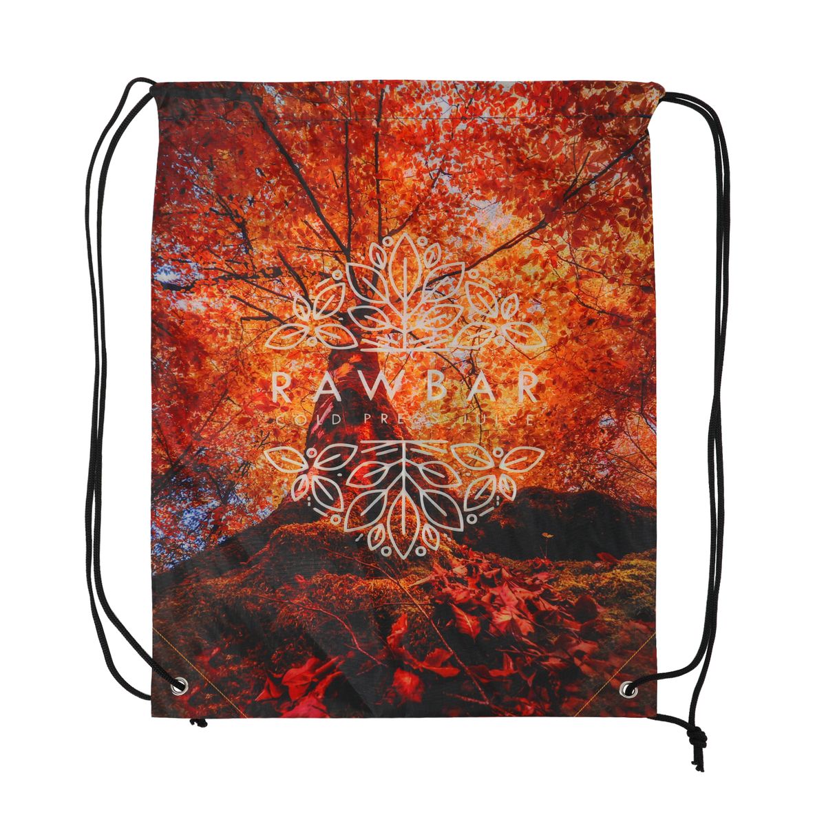 14" x 17" Dye-Sublimated Drawstring Backpack