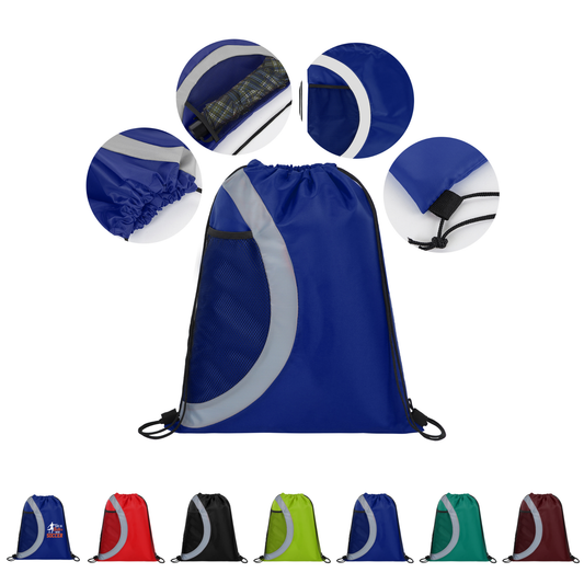 Arches Drawstring Backpack with Bottle Holder