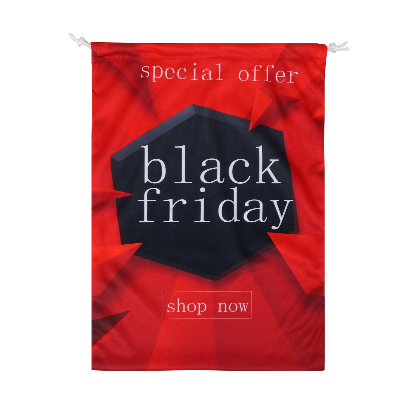 12" X 16" Full Color Sublimated Polyester Drawstring Bag