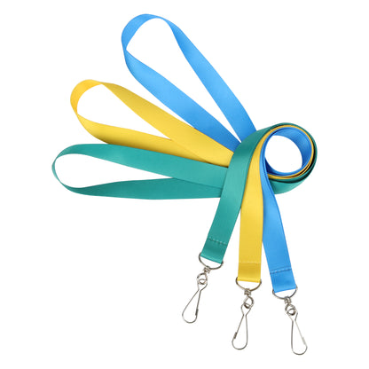 3/4" Dye-Sublimated Lanyard With Clear Badge Holder