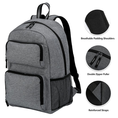 Graphite 15.6" Computer Backpack W Pockets