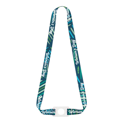 3/4" Full Color Dye-Sublimated Water Bottle Holder Lanyard
