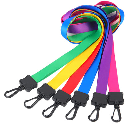 3/4" Full Color Dye-Sublimated Lanyard W/ Clamshell & Plastic Swivel J Hook