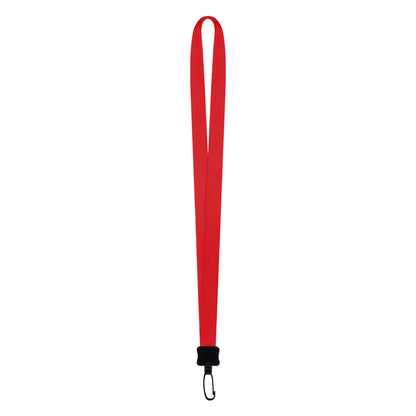 3/4" Full Color Dye-Sublimated Lanyard W/ Clamshell & Plastic Swivel J Hook