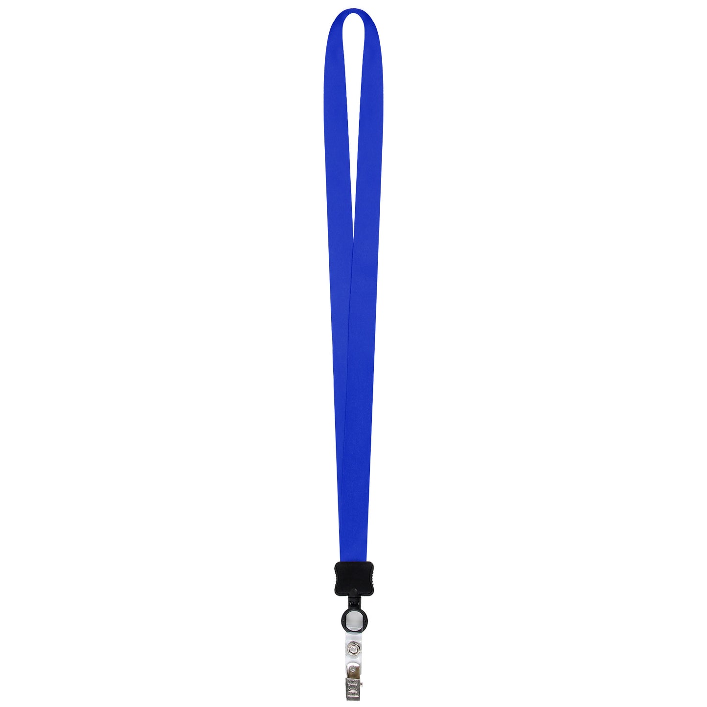 3/4" Full Color Dye-Sublimated Lanyard W/ Clamshell & Vinyl Bulldog Clip