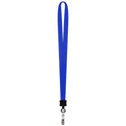 3/4" Full Color Dye-Sublimated Lanyard W/ Clamshell & Vinyl Bulldog Clip