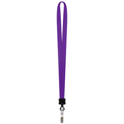 3/4" Full Color Dye-Sublimated Lanyard W/ Clamshell & Vinyl Bulldog Clip