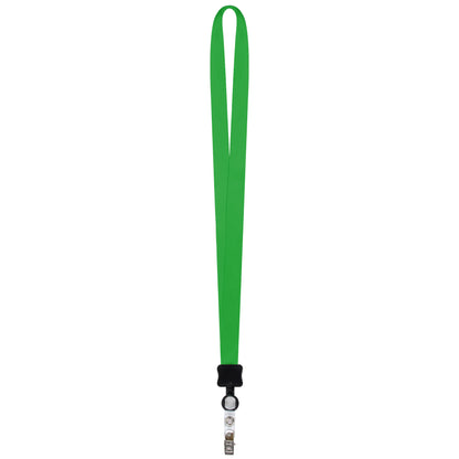 3/4" Full Color Dye-Sublimated Lanyard W/ Clamshell & Vinyl Bulldog Clip