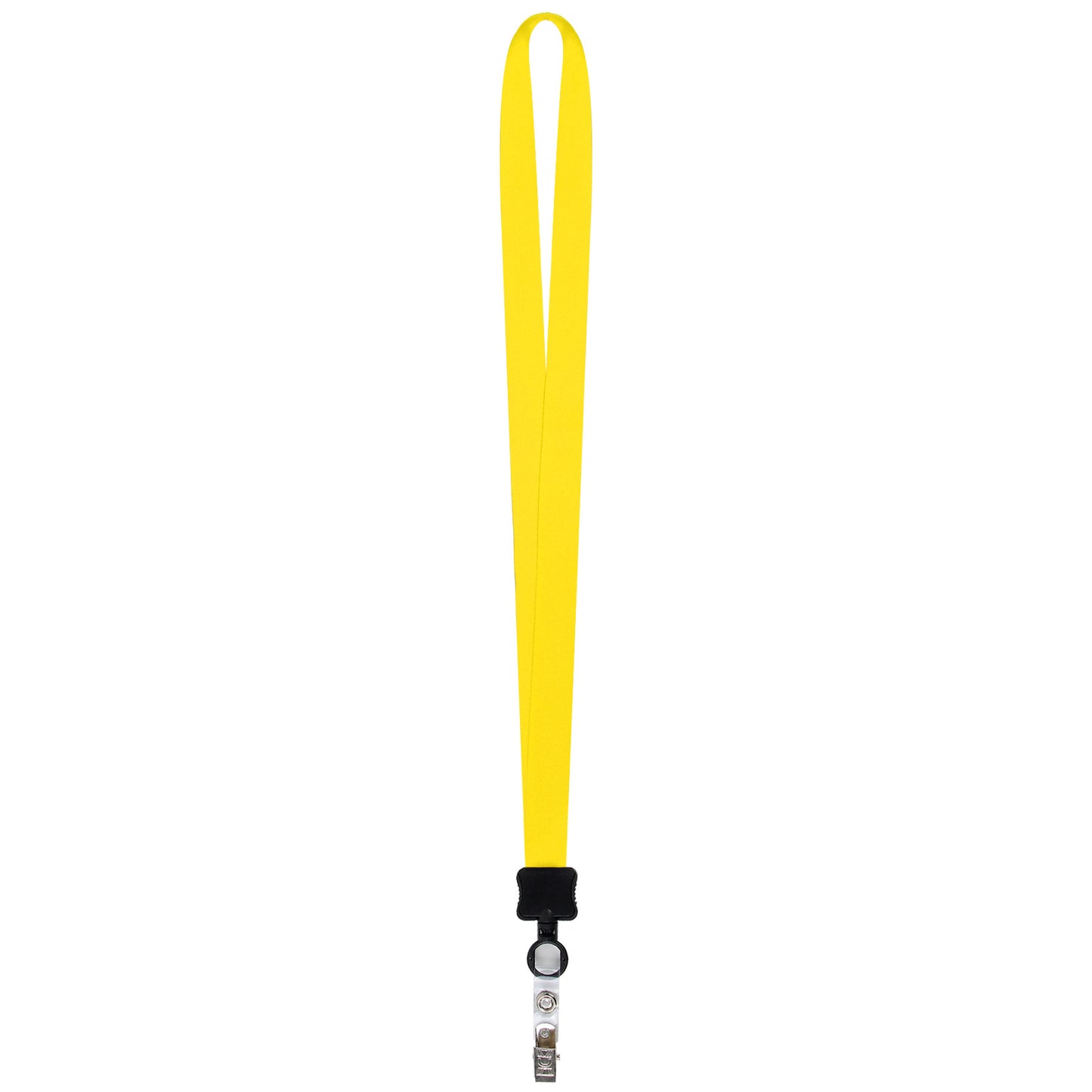3/4" Full Color Dye-Sublimated Lanyard W/ Clamshell & Vinyl Bulldog Clip