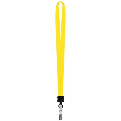 3/4" Full Color Dye-Sublimated Lanyard W/ Clamshell & Vinyl Bulldog Clip