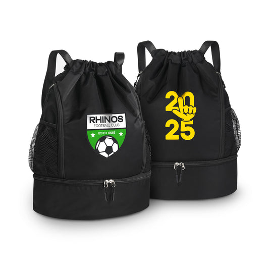 Lightweight Drawstring Backpack With Shoes Compartment