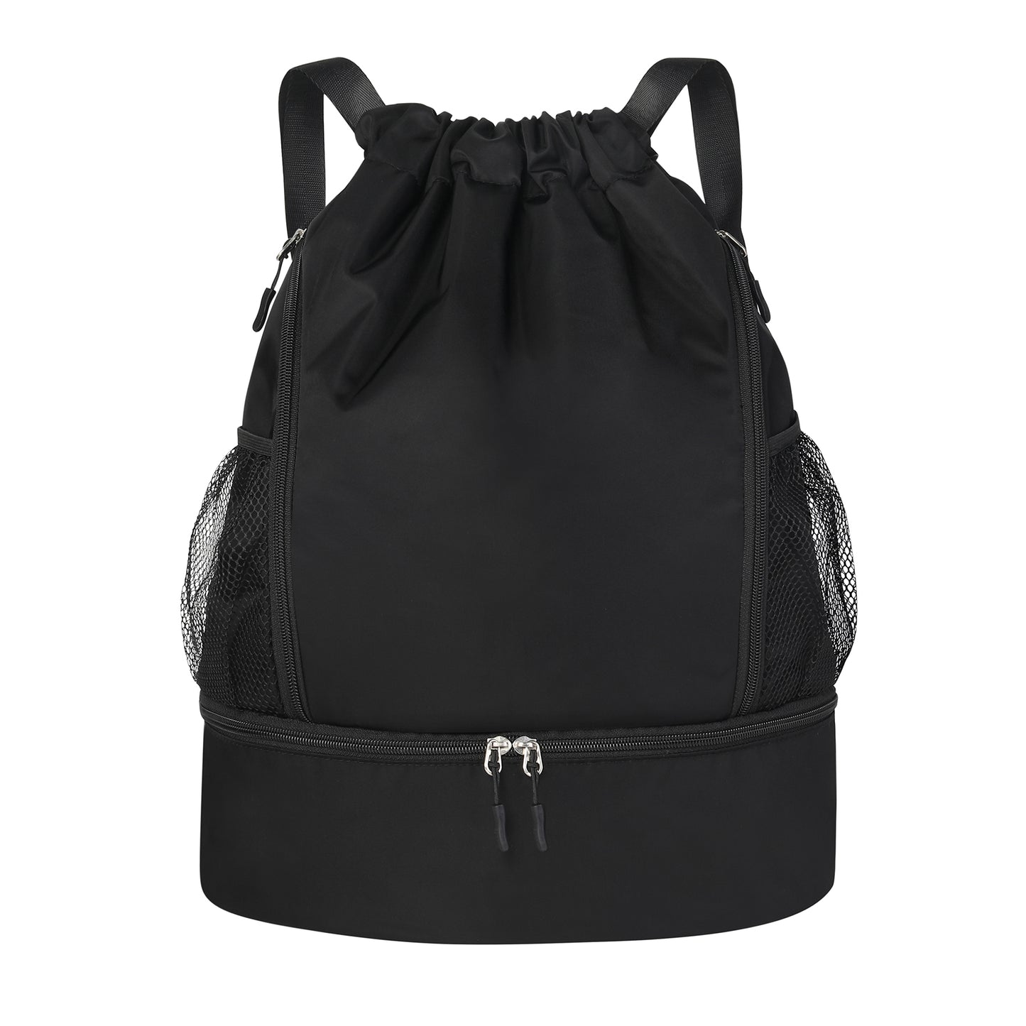 Lightweight Drawstring Backpack With Shoes Compartment
