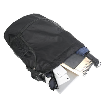 Lightweight Drawstring Backpack With Shoes Compartment