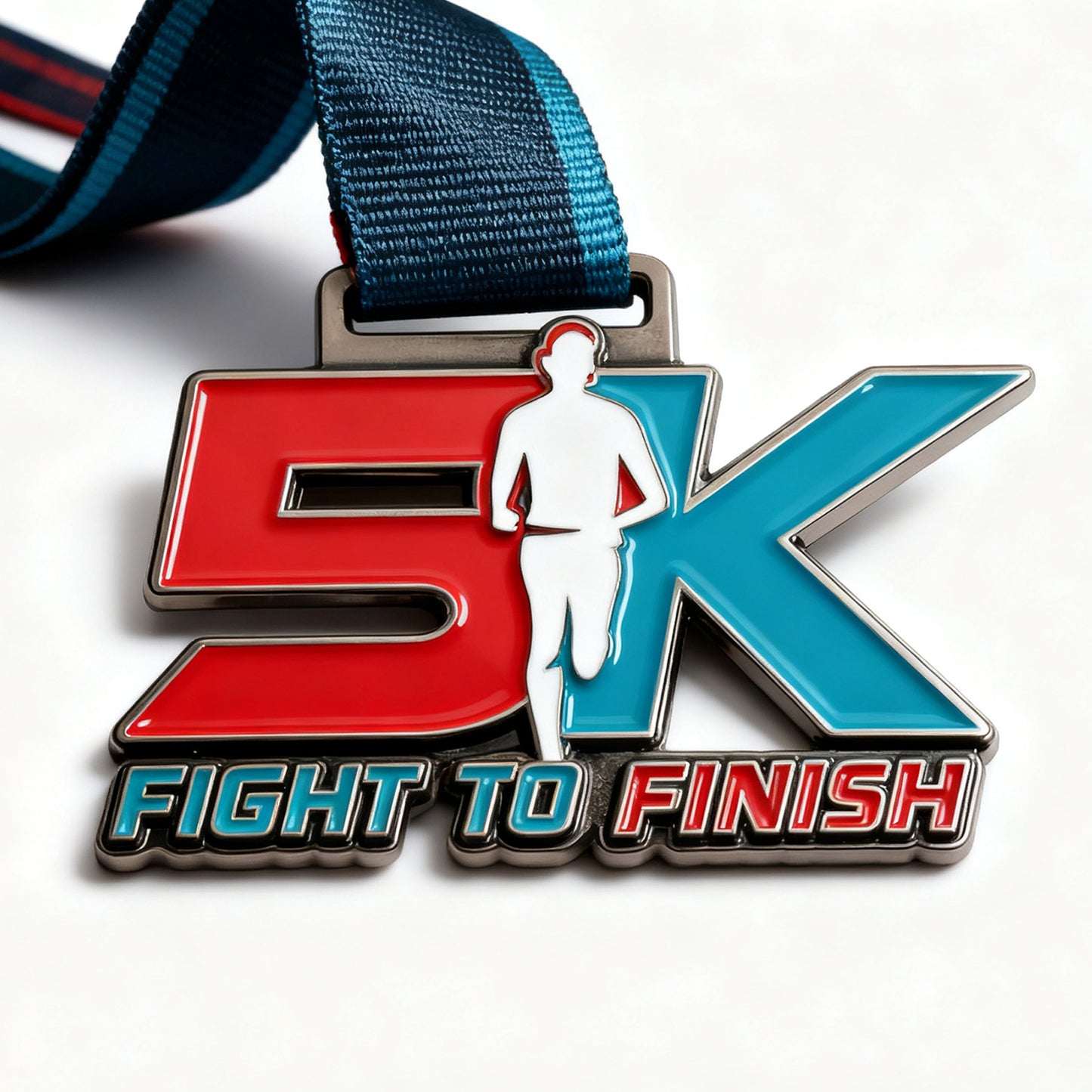 2 1/2" Custom Die-Struck Soft Enamel Single-Sided Medal