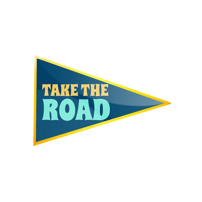 1.5" Custom Triangle Domed Lapel Pin