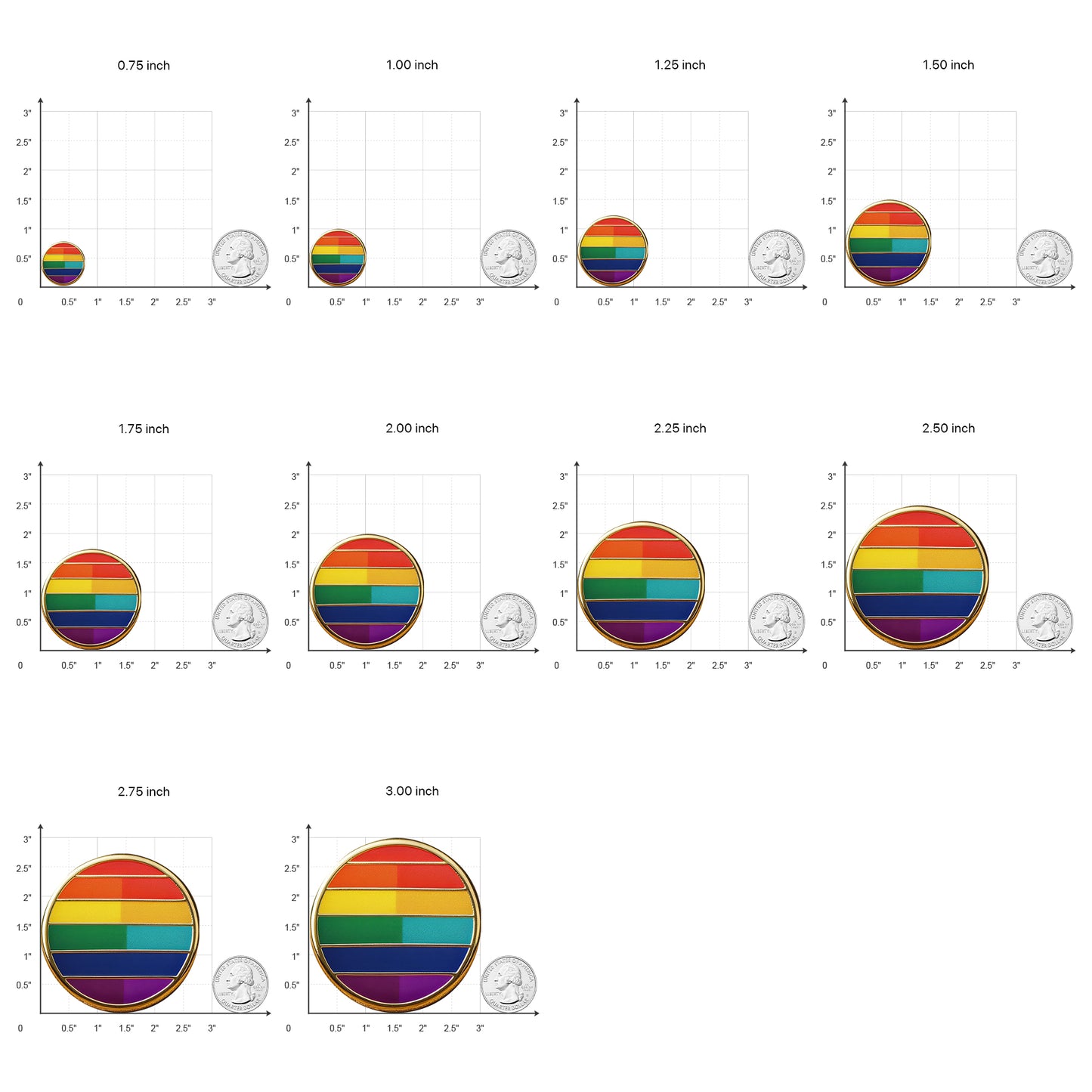 1" Custom Soft Enamel Lapel Pin