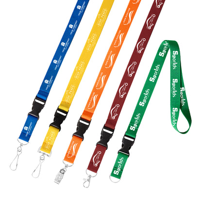 Custom Screen Printed Lanyard W/Bukle Release