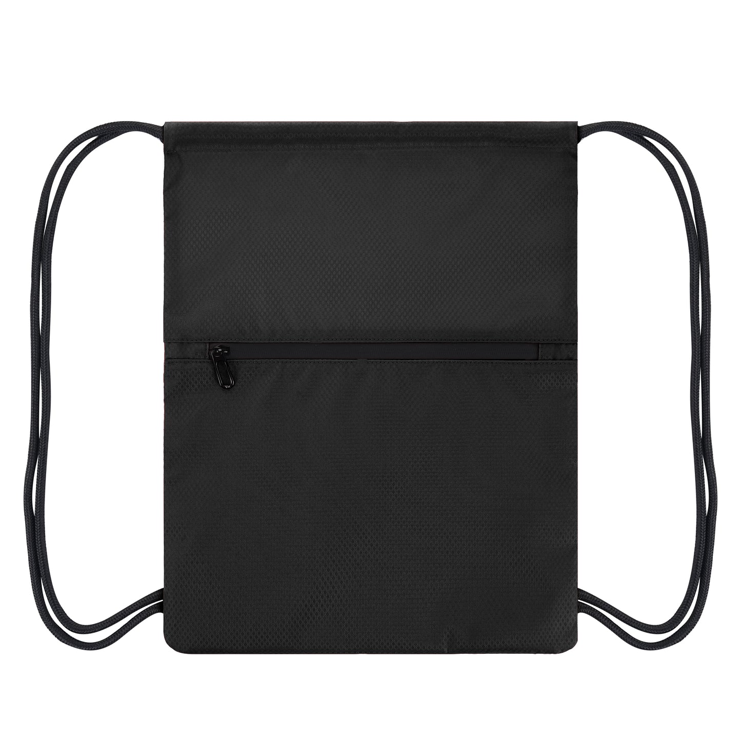 Waterproof Drawstring Gym Bag With Front Pocket