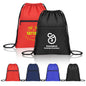 Waterproof Drawstring Gym Bag With Front Pocket