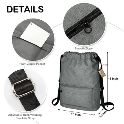 EcoVenture RPET Drawstring Backpack