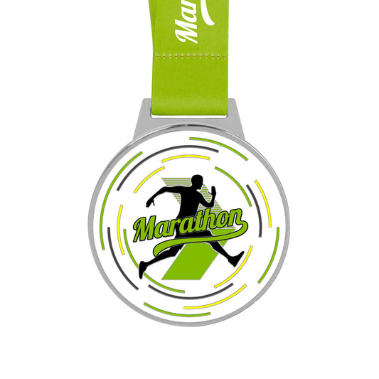 2" Custom Shape Hard Enamel Single Side Medal