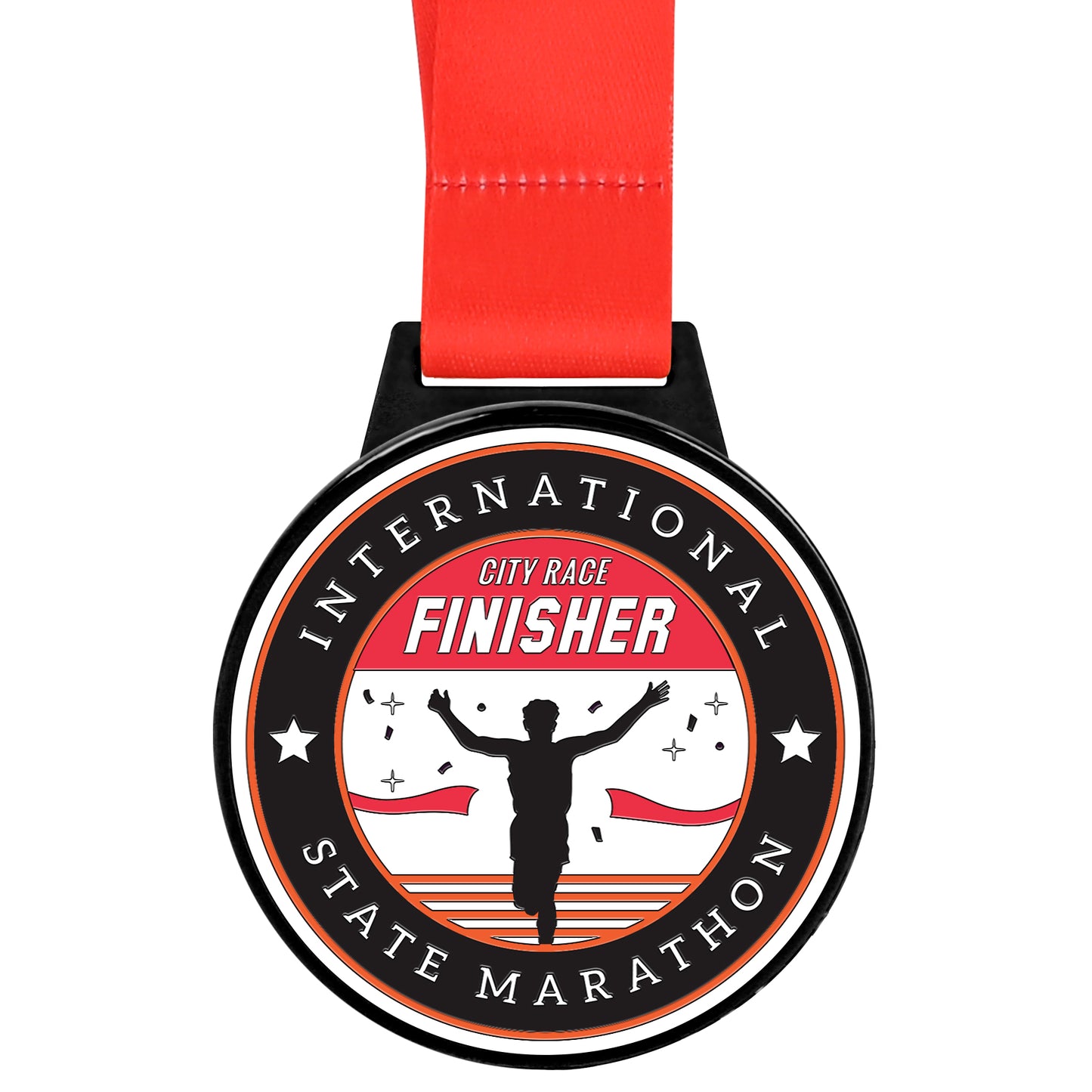 2" Custom Shape Hard Enamel Single Side Medal