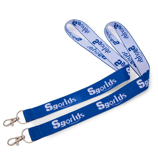 1" Woven Lanyard W/Optional Clamp