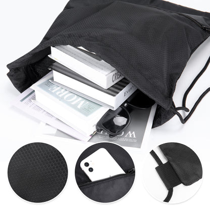 Heavy-Duty Drawstring Gym Bag