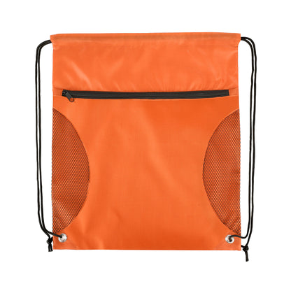 Drawstring Sports Bag With Mesh Pockets