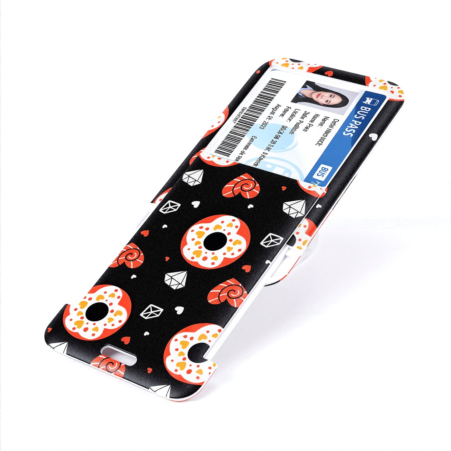 Plastic Badge Card Holder W/Lanyard